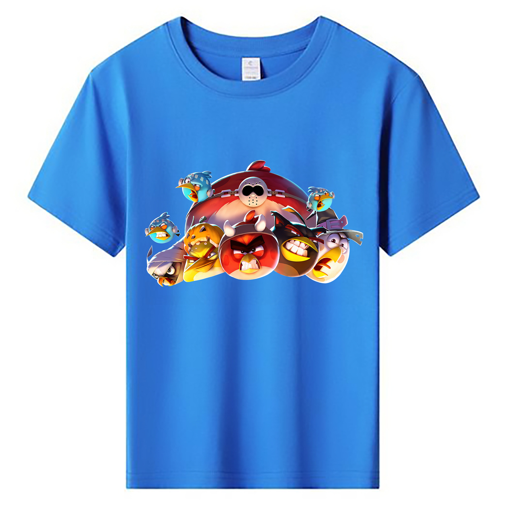 （画像用） Angry Birds アングリーバード 綿100％キッズTシャツ（フロントプリント）